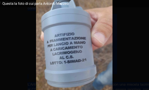  La guerra chimica della Polizia ai No MUOS